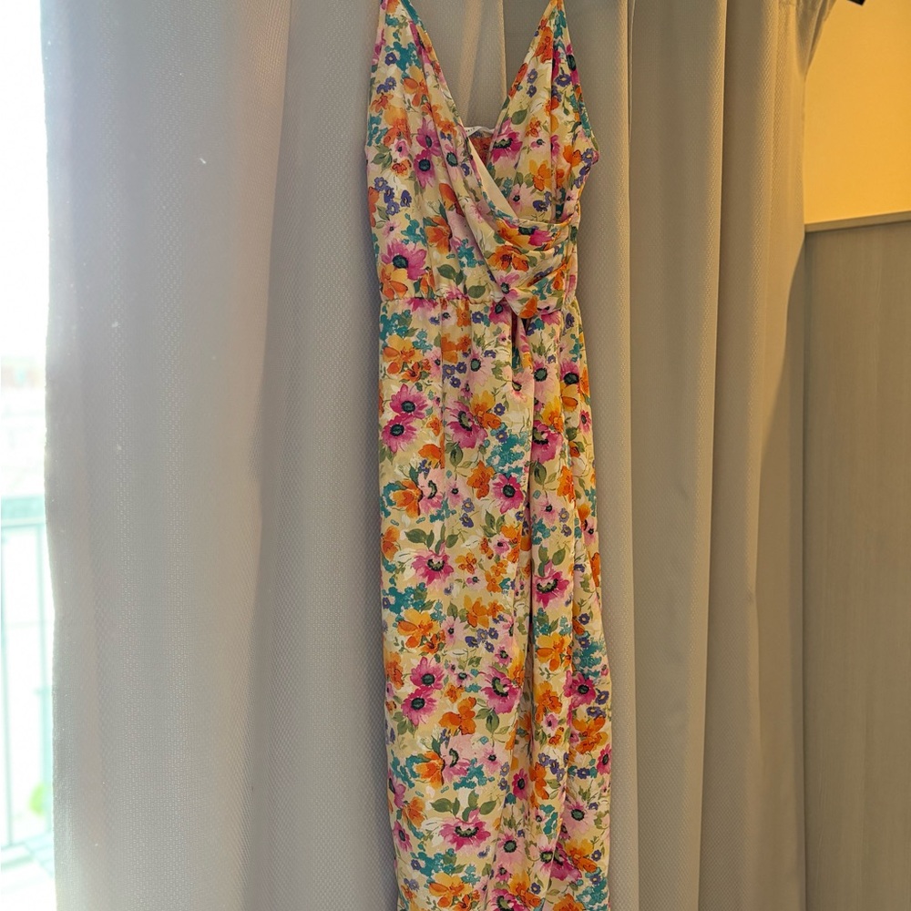 Chris & Carol Vibrant Floral Maxi Dress